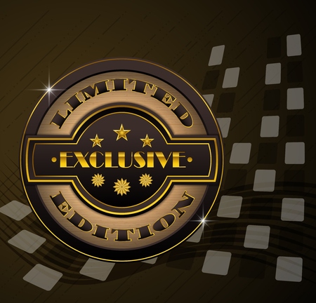 Vector illustration of Exclusive limited editionのイラスト素材
