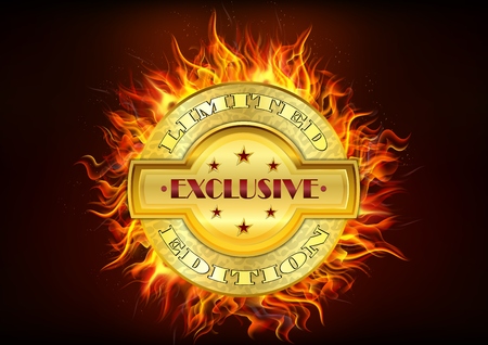 Vector illustration of Exclusive limited editionのイラスト素材