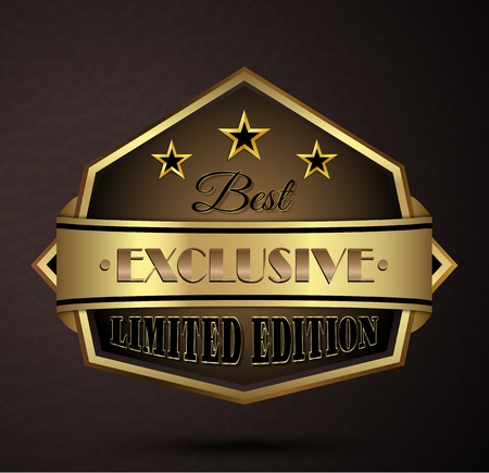 Vector illustration of Best exclusive limited editionのイラスト素材