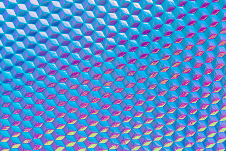 Abstract colorful gradient cubes. Seamless background pattern. Modern mosaic. Futuristic technology....