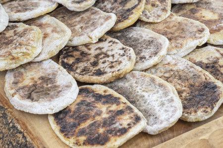 Polish regional potato cakes from the Podhale region. Polish highland pancakes called as Moskole....