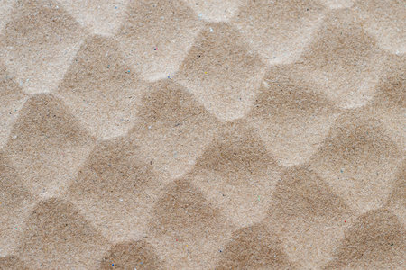 The texture of structural packaging cardboard paperの写真素材