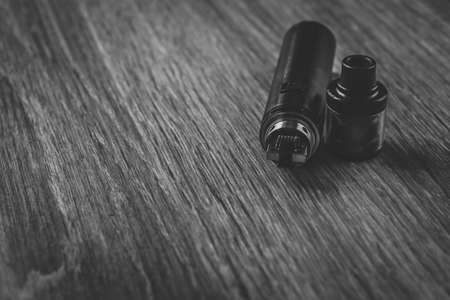 Repair,maintenance vaping device mod. Upgrade parts for modern vaporizer e-cig device,spare parts.の写真素材