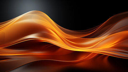 abstract orange background with some smooth lines in it (see more in my portfolio)の素材