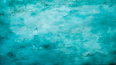 Abstract turquoise watercolor background. Blue watercolor texture.の素材