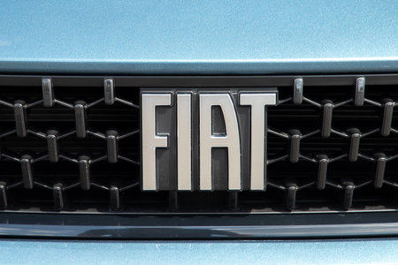 Istanbul, Turkey - September 4 2023 : Fiat Tipo Cross is a new hatchback car. It is also known as the Fiat Egea Cross in Turkey.のeditorial素材