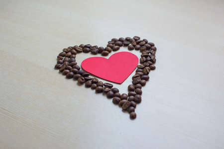 Texture, decoration, coffee for Valentine's dayの写真素材