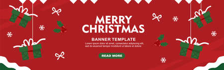 christmas day background with gifts Premium Vectorのイラスト素材