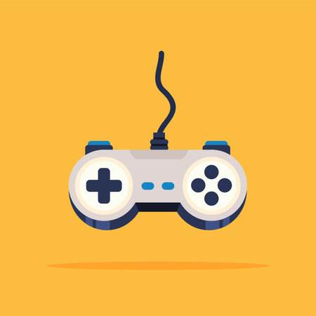 video game controller. illustration of an electronic device for playing. suitable for poster use and web iconsのイラスト素材