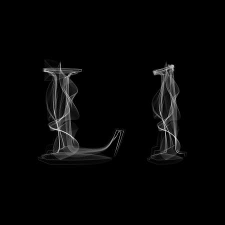 Letter L illustration alphabetのイラスト素材