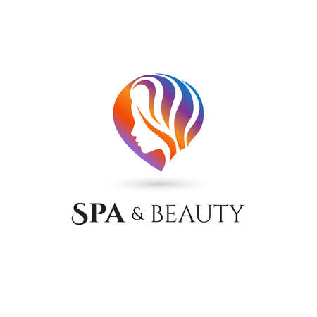Spa and Beauty company logo. Vector illustrationのイラスト素材