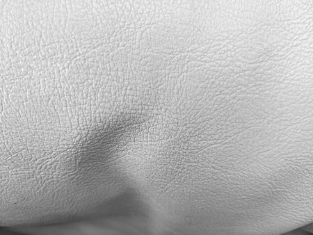 close up white leather texture backgroundの写真素材