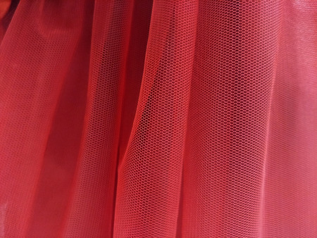 macro photo on red fabricの写真素材