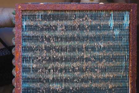 old rusty cooling unit compressorの写真素材