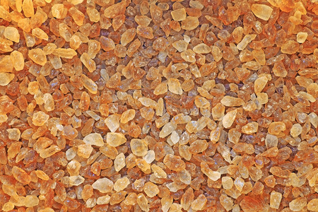close up brown rock sugar crystal for background textureの写真素材