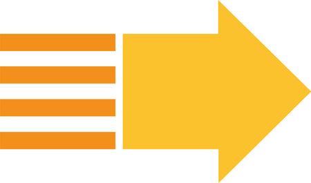An arrow icon that expresses directing and drawing attention to a certain point in all kinds of...