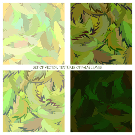 Vector seamless pattern with palm leaves. Tropical design for clothing and interior in Hawaiian styleのイラスト素材