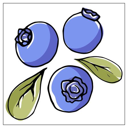 Vector illustration with jar of jam on a white background. Multicolored hand drawn illustration.のイラスト素材