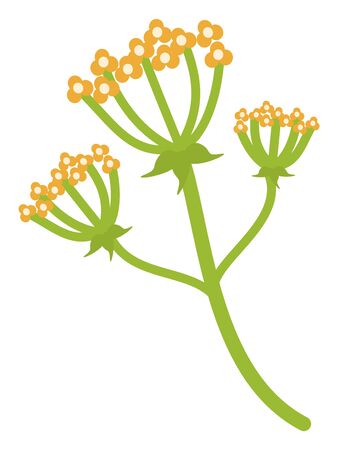 Flat flower icons in silhouette isolated on white. Cute stylized design in bright colors for stickers, labels, tags, gift wrapping paper.のイラスト素材