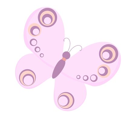 butterfly icon.のイラスト素材