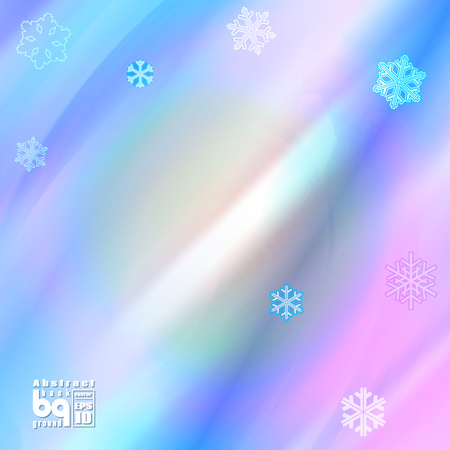 Background snowflakes, Christmas illustration, Vector abstract, colorful texture, rainbowのイラスト素材