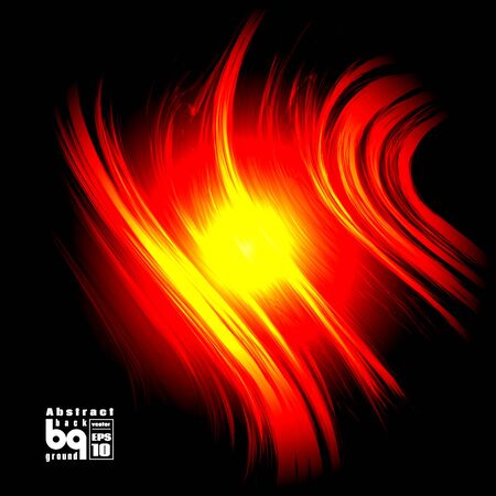 Vector illustration,fire space, glitch, background flash, abstract galaxy, sunのイラスト素材