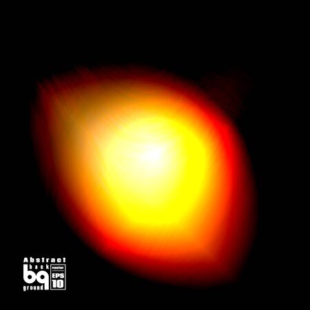 Vector illustration,fire space, glitch, background flash, abstract galaxy, sunのイラスト素材