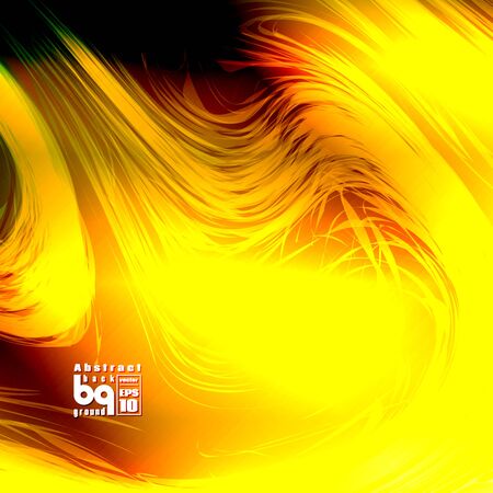 Vector illustration,fire space, glitch, background flash, abstract galaxy, sunのイラスト素材
