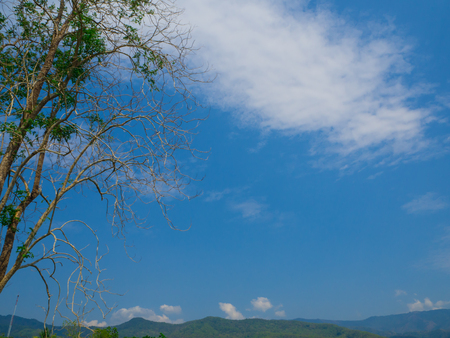 scenery sky and mountainの写真素材