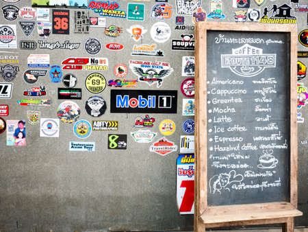 PHAYAO, THAILAND -JANUARY,1 2020: Magic Mountain is Landmark famous coffee shop at Pha Chang Noi sub district, Pong district, Phayao province, Thailand.Holiday travel picnic winter season.Editorialのeditorial素材