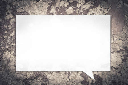 One blank frame on concrete wall.の写真素材