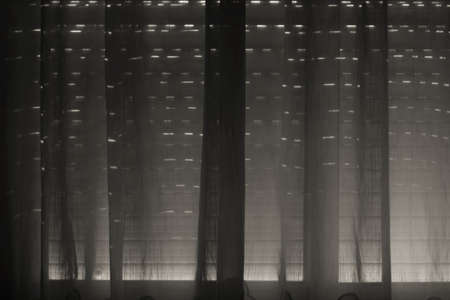 Outside light input, monochromatic shotの写真素材