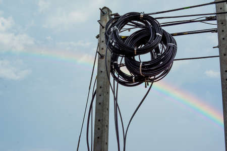 Cable opticの写真素材