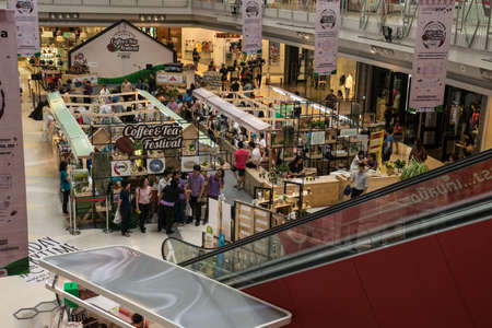 Coffee and Tea Festival 2015 at Central Plaza Chiang Rai.のeditorial素材