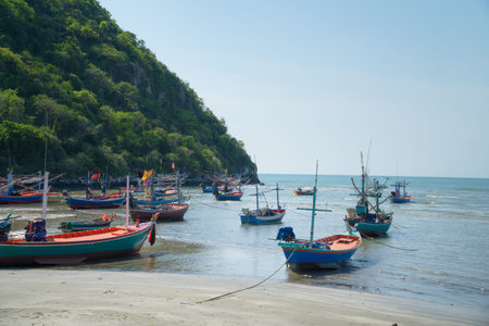 The fishing port of the villagers of Prachuap Khiri Khan, Ao Manao Bay, Unseen Thailand
