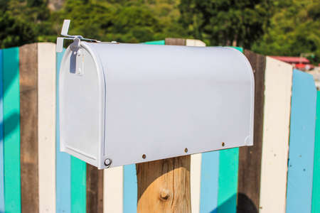 White mailboxの写真素材