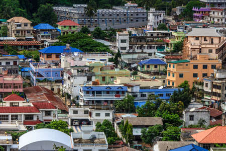 Tha Kee Lek City of Myanmarの写真素材
