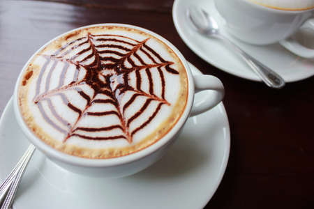 Cappuccino  Cup of Cappuccino Coffeeの写真素材