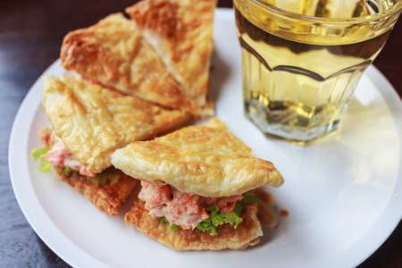 Tuna fish sandwich の写真素材