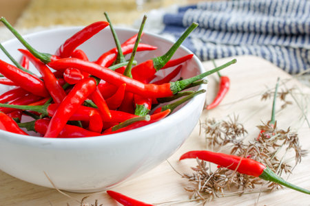 Red pepper isolated の写真素材