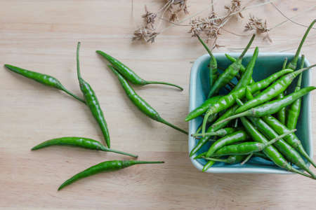 Green pepper isolatedの写真素材