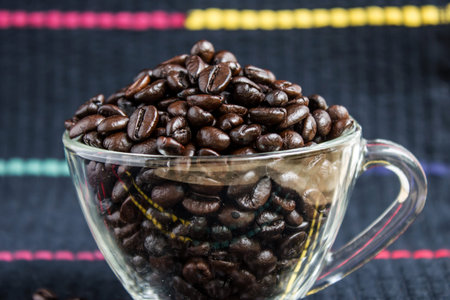 coffee beans on background 
