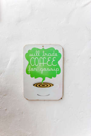 Coffee signの写真素材