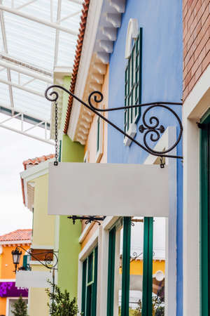 Sign in shopping centerの写真素材