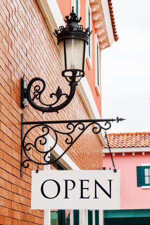 Sign in shopping centerの写真素材