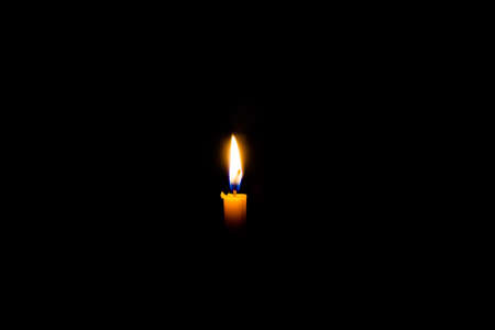 burning candleの写真素材
