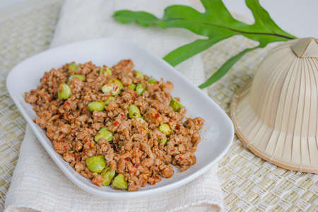 Phad Sa Taw, thai foodの写真素材