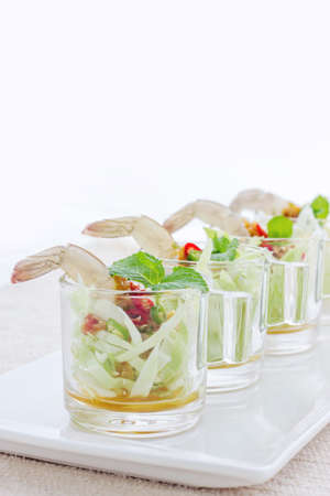 shrimp in fish sauce, Thai seafood, thaifoodの写真素材