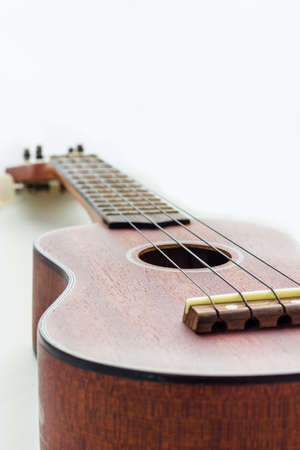 The picture of hawaiian guitar ukulele isolatedの写真素材