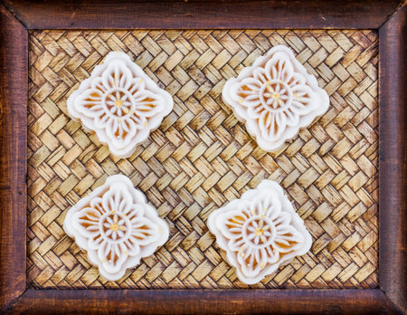 snow skin mooncakes  dessert for Chinese Moon Festival